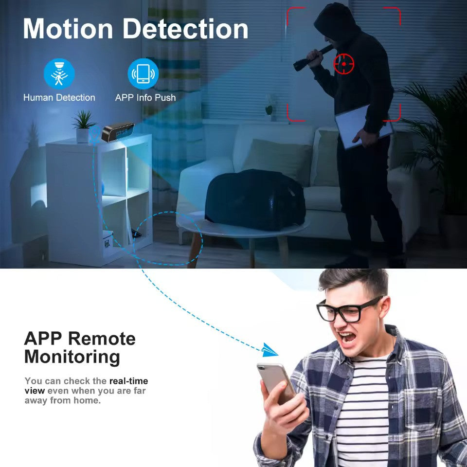Masked Eyes™ — SafeView Surveillance Clock
