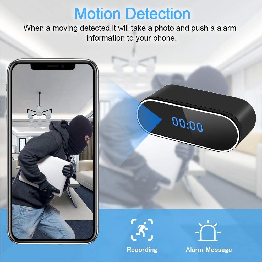 Masked Eyes™ — SafeView Surveillance Clock